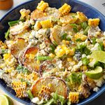 Grilled Potato and Corn Salad