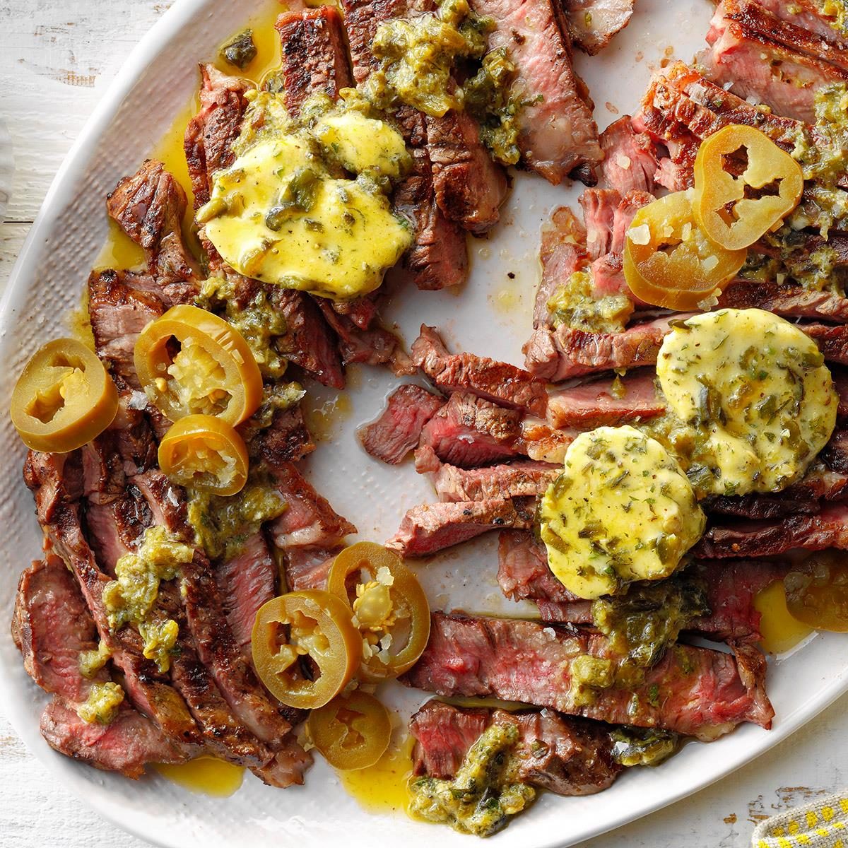 Grilled Ribeyes With Hatch Chile Butter Exps Rc21 266424 B11 30 4b 6