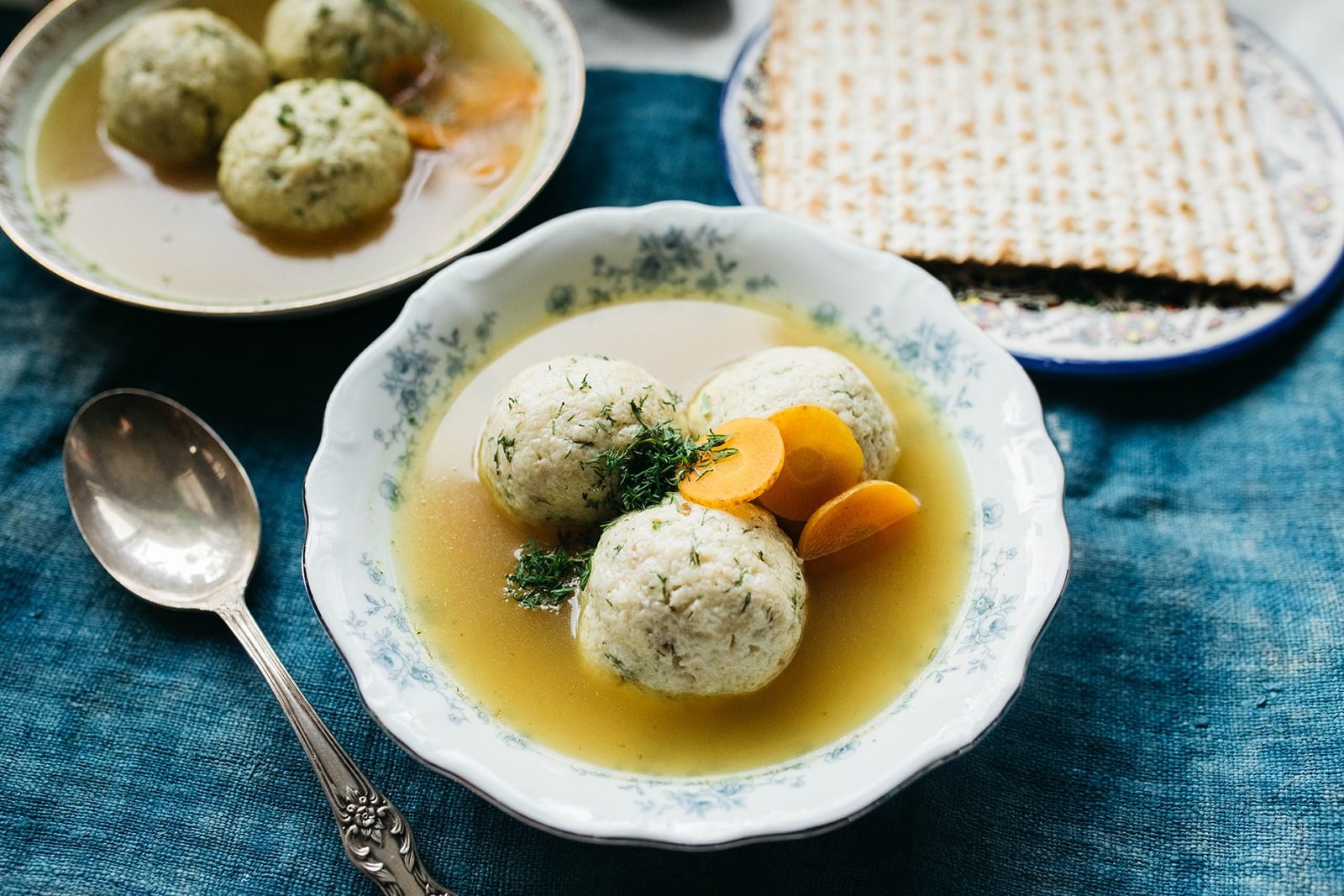 Jewish Penicillin ; a nice big bowl of fresh homemade Matzo Ball
