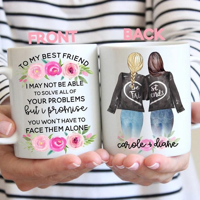 Personalized Best Friend Gift Coffee Mug