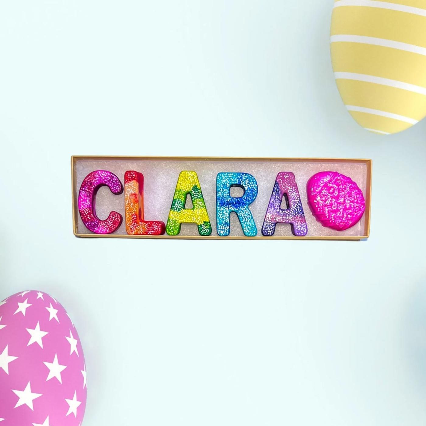 Personalized Crayons Easter gift