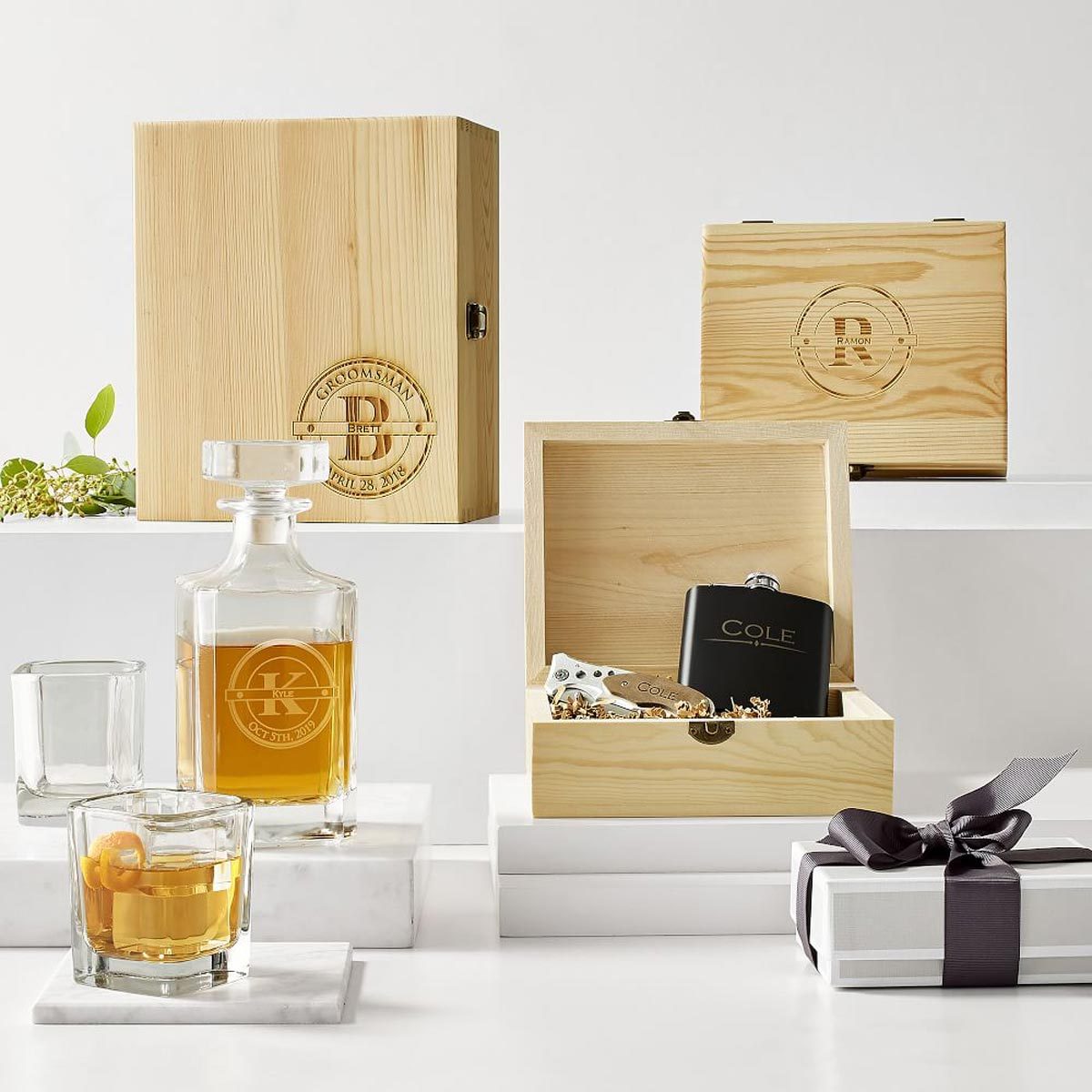 Personalized Decanter Set