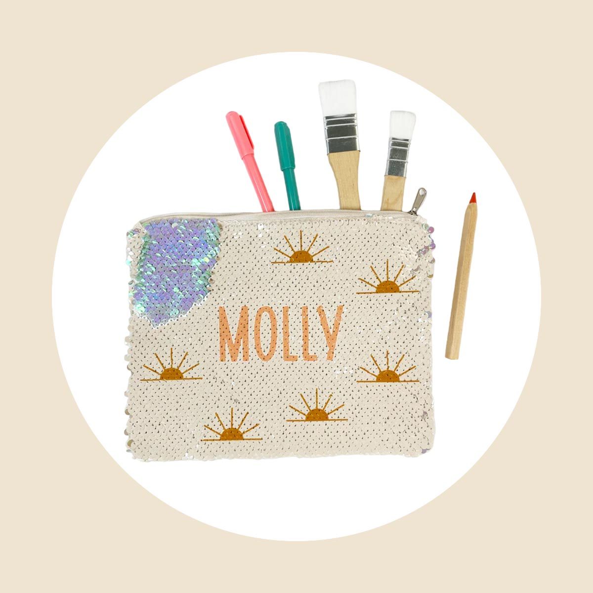 Personalized Sequin Pouch