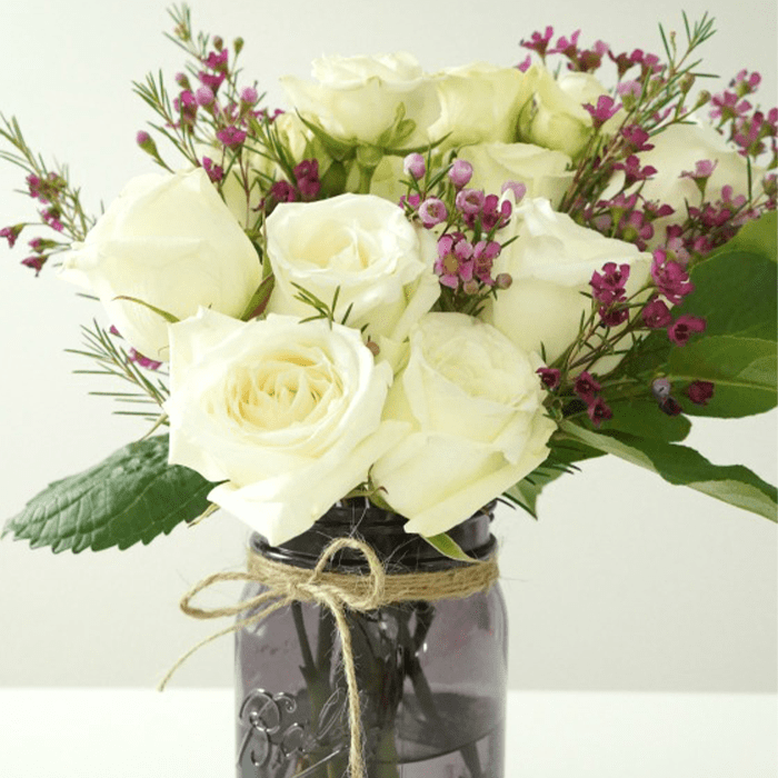 Small Mason Jar Arrangement — Orchard Hills Floral & Gifts