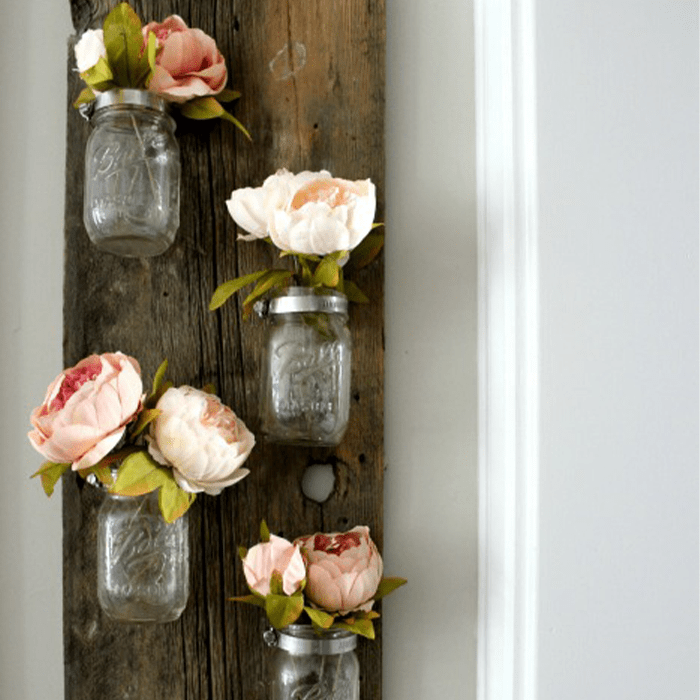 Mason Jar Flower Holder Ecomm Via Christinamariablog