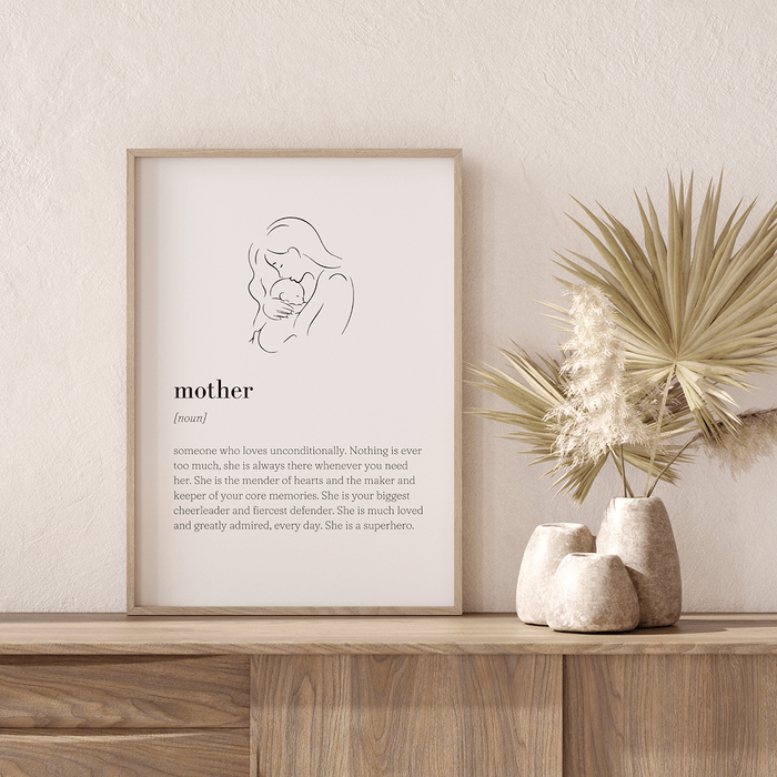 Mother Definition Print