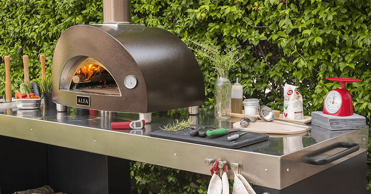 gas fired brick pizza ovens