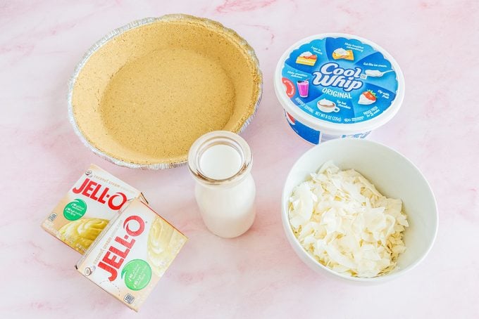 Coconut Pie Ingredients