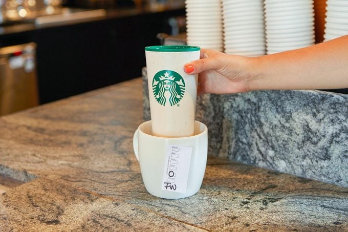 Starbucks Reusable Cup Process