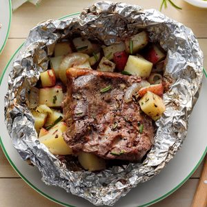 Steak and Potato Foil Packs