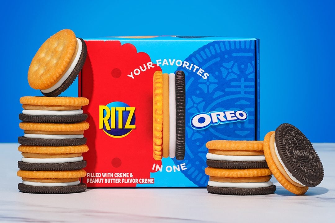 Oreo and Ritz Just Made a BRAND-NEW Cookie—and It's Filled with Peanut Butter and Creme