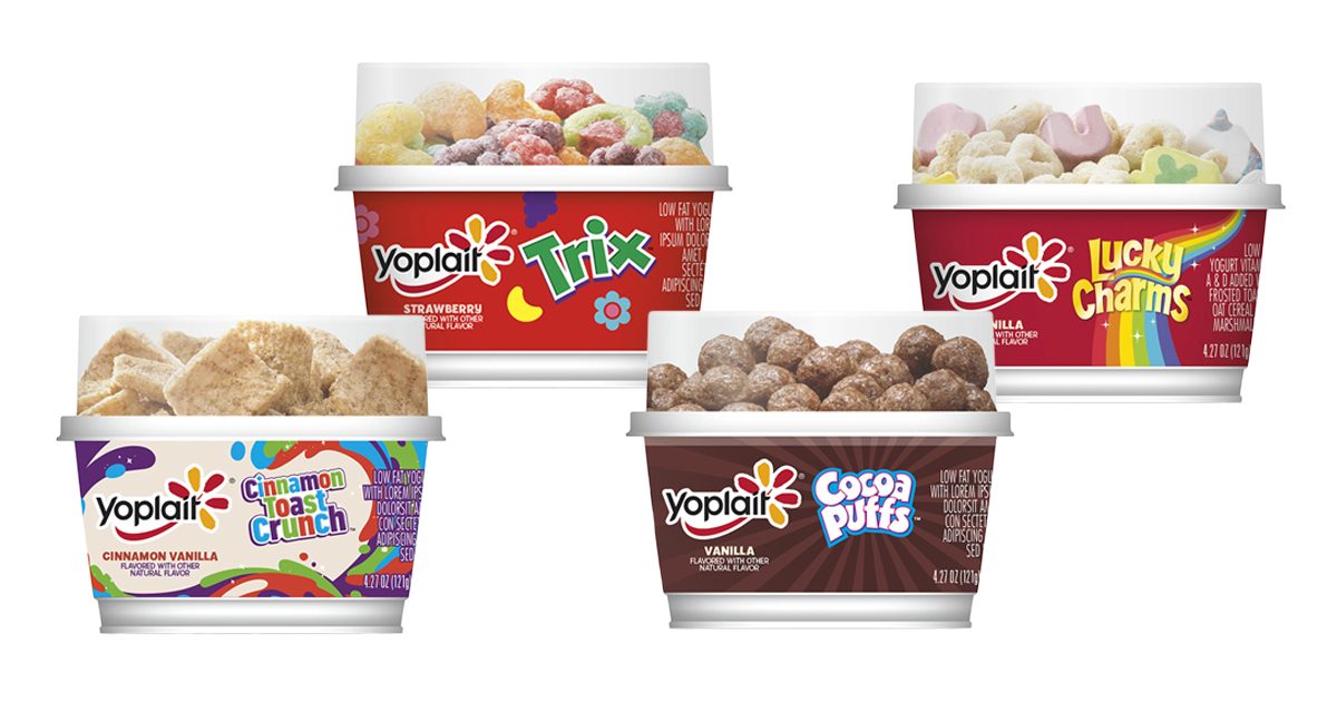 Yoplait Is Dropping a BRAND-NEW Line of Cereal-Topped Yogurt and You Can Choose from Four Flavors