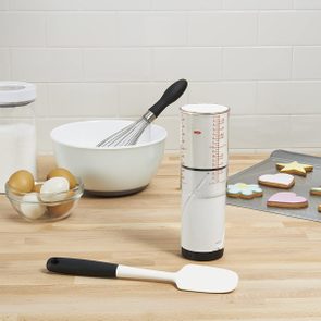 This tool is a game changer when measuring sticky ingredients. And you