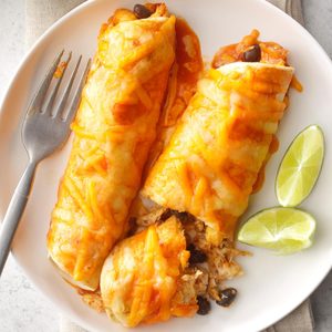 Air-Fryer Southwestern Chicken Enchiladas