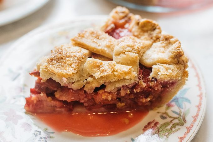 the Pioneer Woman's rhubarb pie