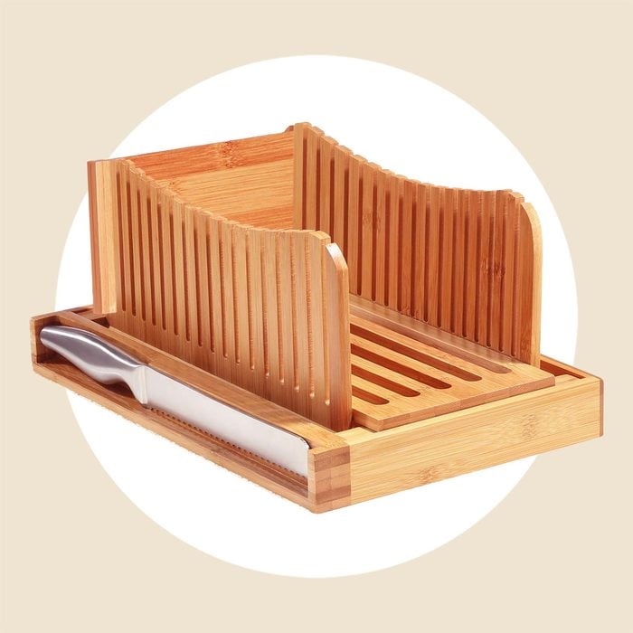 Bambüsi Bamboo Bread Slicer With Knife