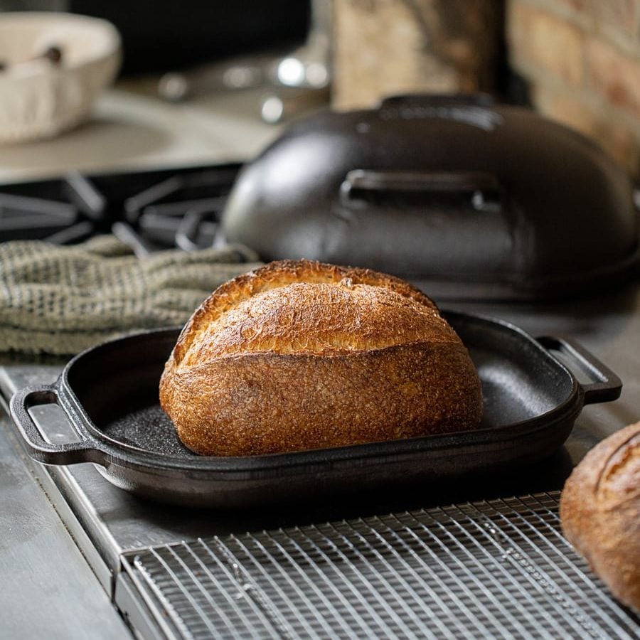 Large Heavy Duty Cast Iron Bread & Loaf Pan - a Perfect Way for