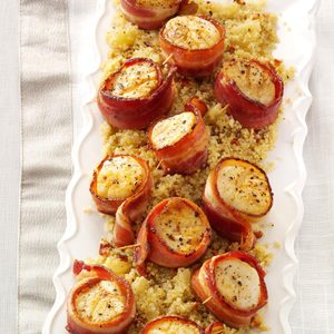 Air-Fryer Bacon-Wrapped Scallops