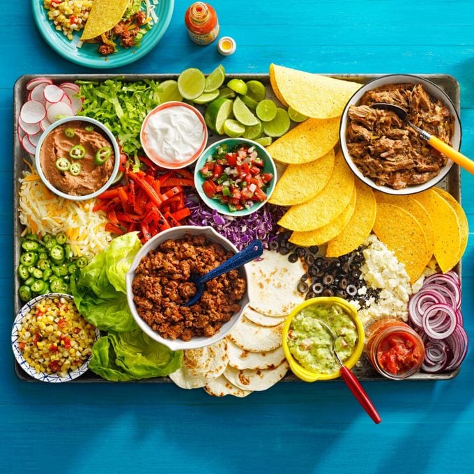 Taco night board