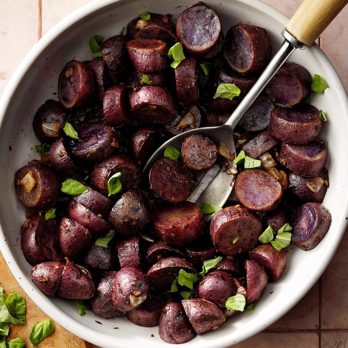 Grilled Purple Potatoes