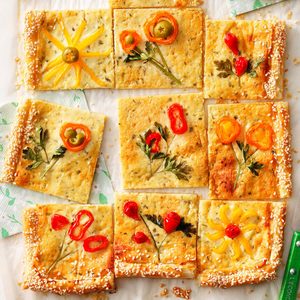 Cheesy Vegetable Garden Tart