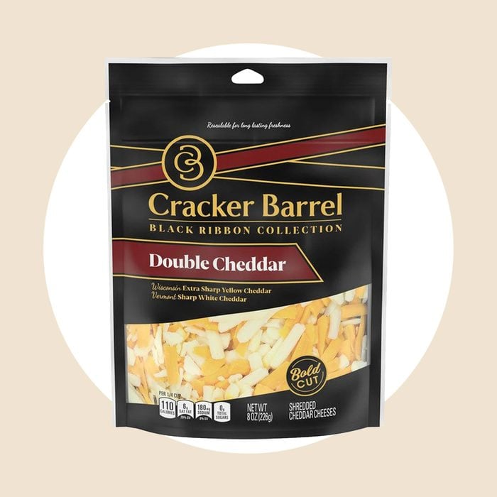 Cracker Barrel Double Cheddar Shredded Cheese