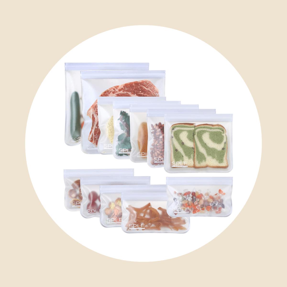 10-Piece Reusable Silicone Storage Bags by Chef's Pride™