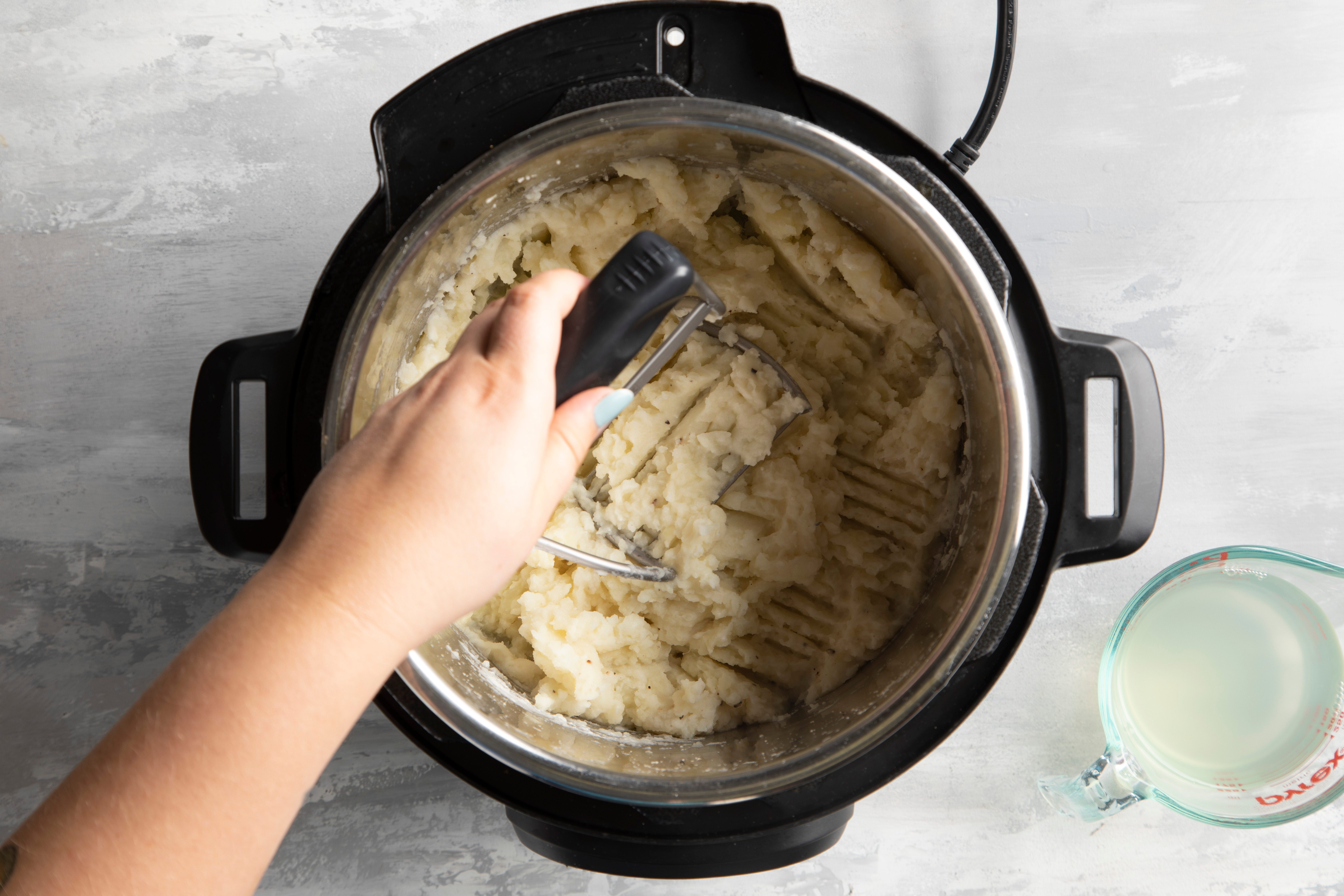 instant pot mashed potatoes step 4