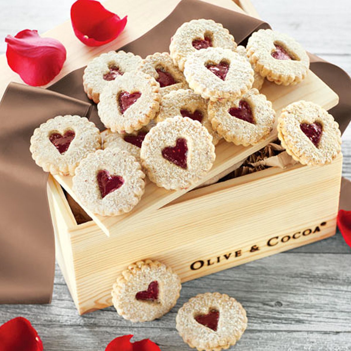 Heart Windowpane Cookies Ecomm Oliveandcocoa.com