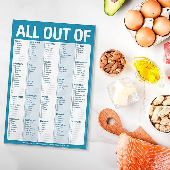 Knock All Out Of Pad Grocery List Note Pad Ecomm Amazon.com