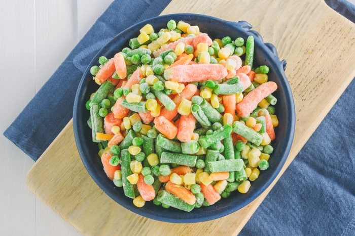 Frozen Vegetables In A Bowl