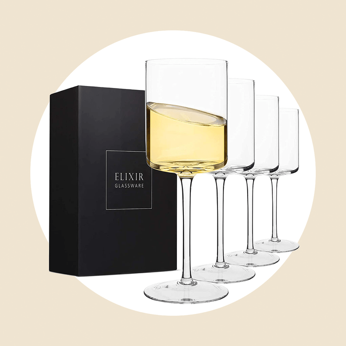 Square Wine Glasses Set Of 4 Ecomm Via Amazon.com