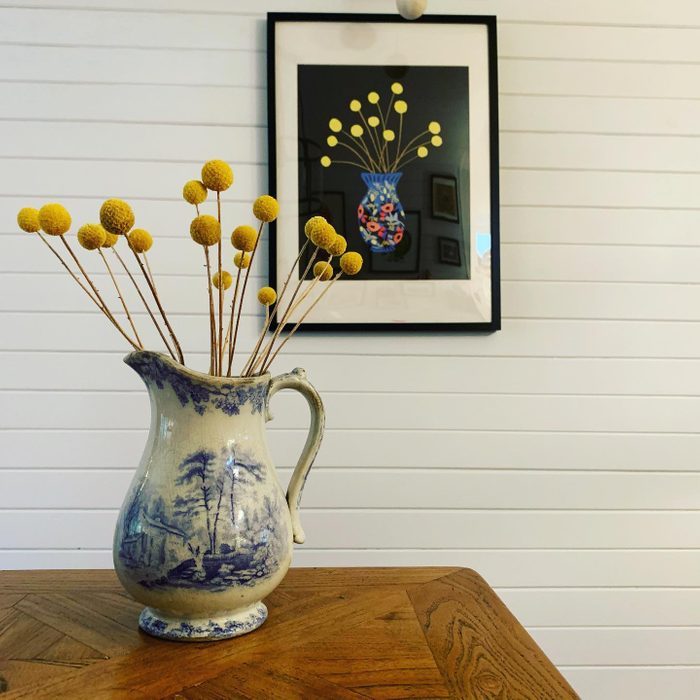 Vintage Vase Arrangement Via Nest Cardiff Instagram