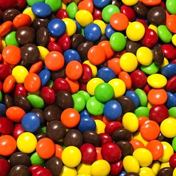 Colorful Assortment Of M&Ms