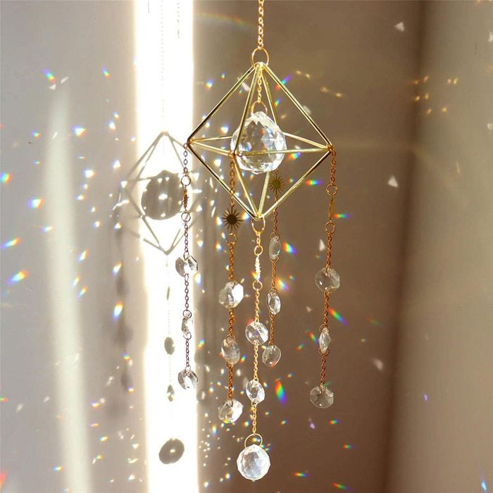 Suncatcher Gold With Crystals
