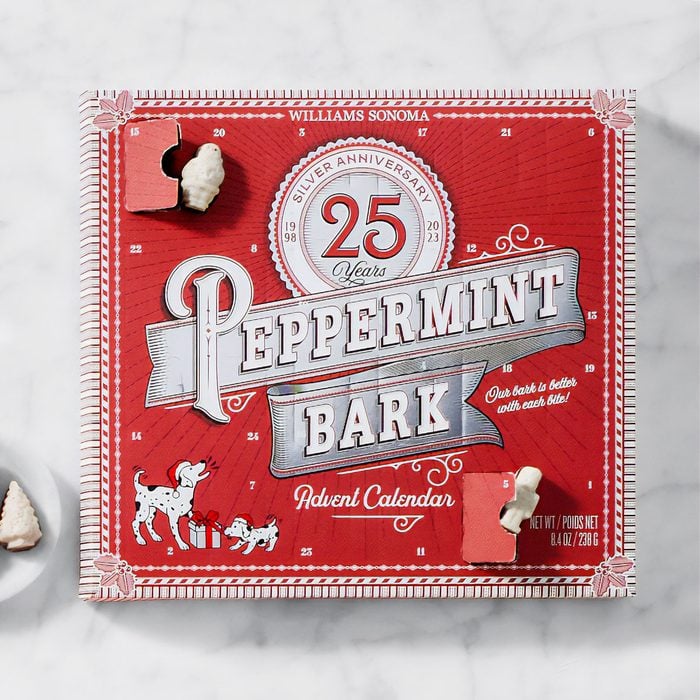 Williams Sonoma Peppermint Bark Advent Calendar