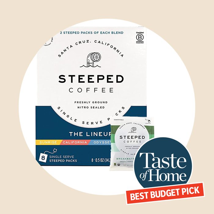 Best Budget Pick Steeped Coffee Bags