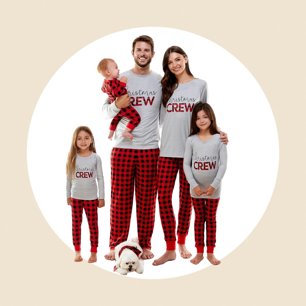 Christmas Crew Matching Family Pajamas