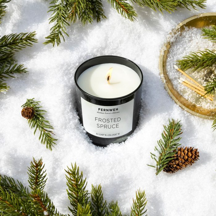 Frosted Spruce Candle