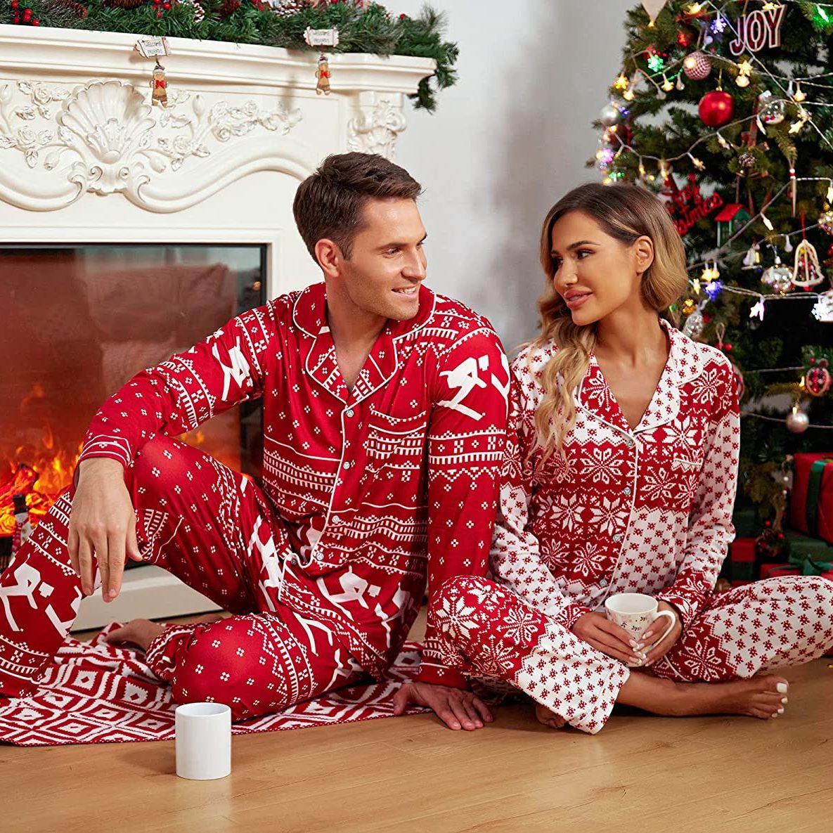 Matching Ekouaer Christmas Pajamas Ecomm Via Amazon