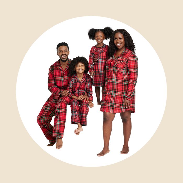 Matching Christmas Plaid Pajamas 