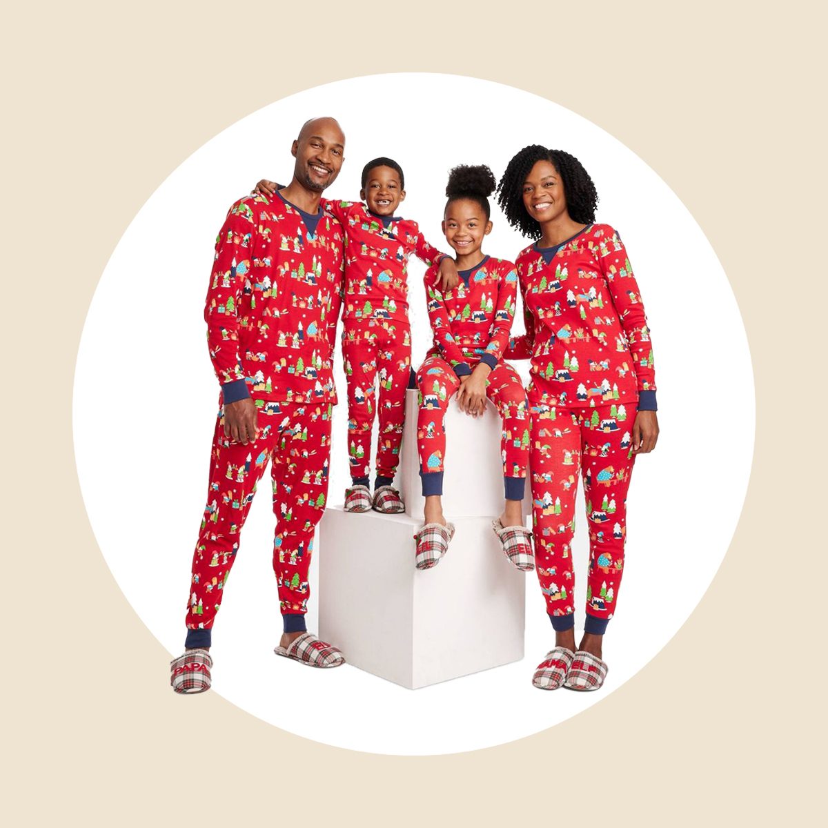 Matching Gnome Print Christmas Pajamas Ecomm Via Target