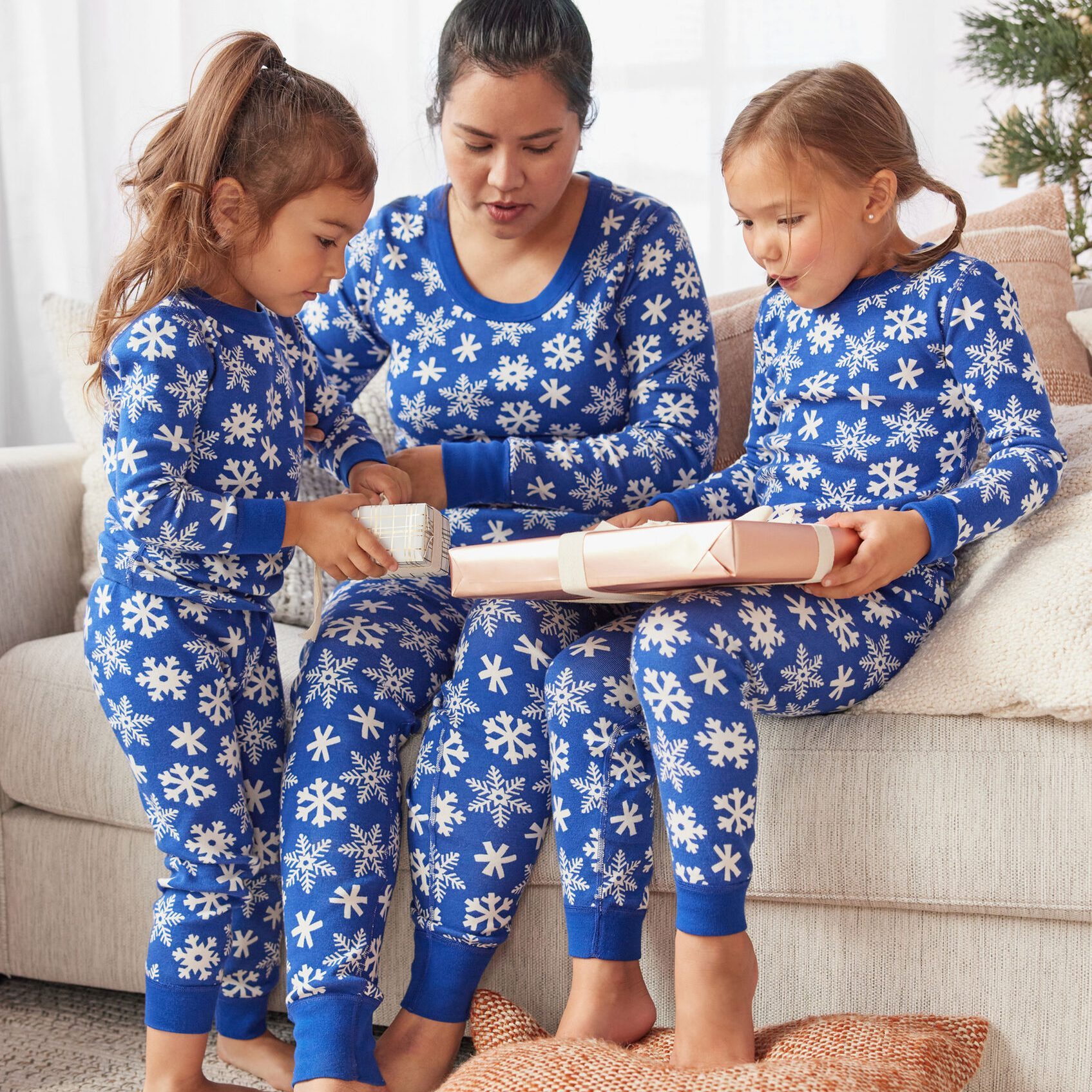 Matching Snowflake Christmas Pajamas Ecomm