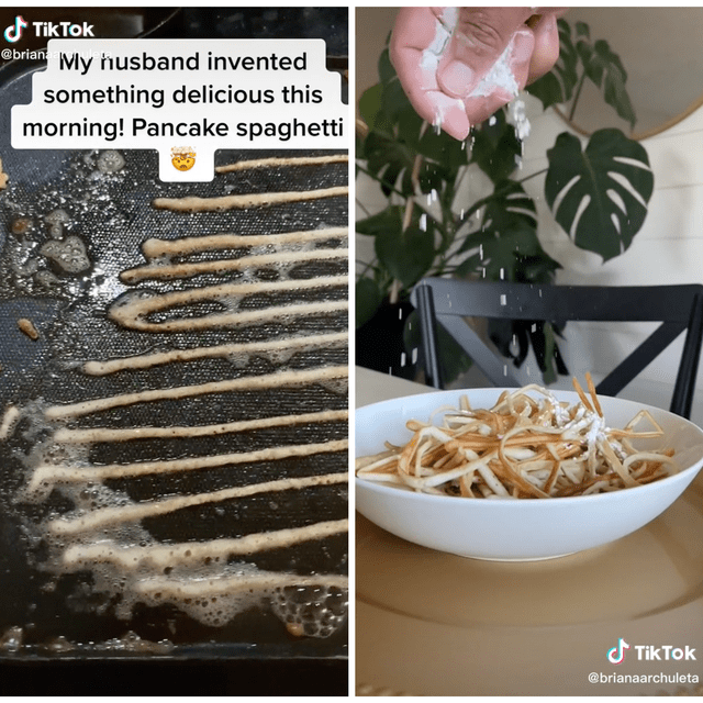 Pancake Spaghetti Tiktok Ft Via Tiktok