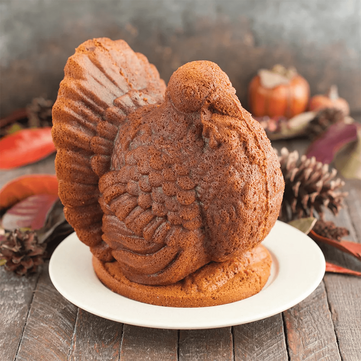 Nordic Ware Harvest Leaves Bundt Pan, Bronze, 1 Piece - Fry's Food