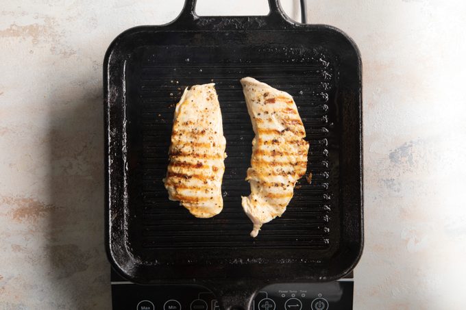 grilling chicken