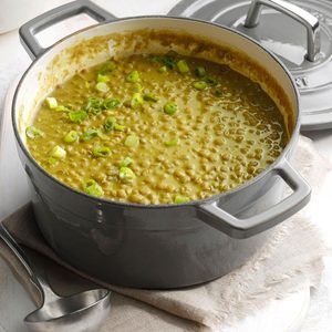 One-Pot Coconut Curry Lentil Soup