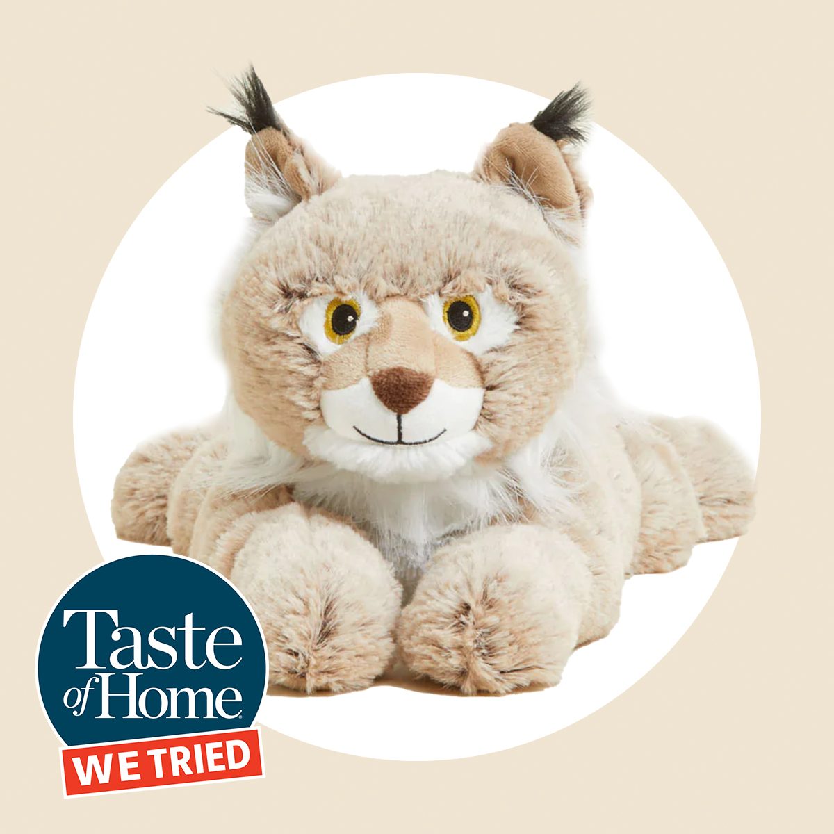 We Tried Bobcat Warmies Weighted Stuffed Animal