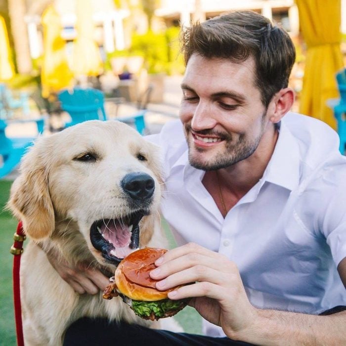 Johnny Rockets Dog Burger from the Secret Dog Menu