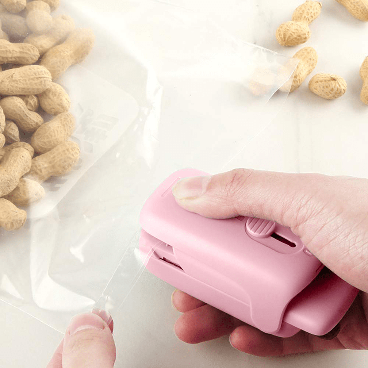 Portable Kitchen Storage Food Snack Seal Sealing Bag Clips Sealer Clamp  Plastic Tool Refrigerator Sticker Kitchen Accessories
